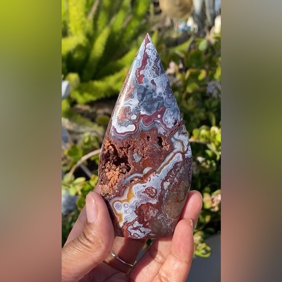 Mexican Crazy lace tear shape